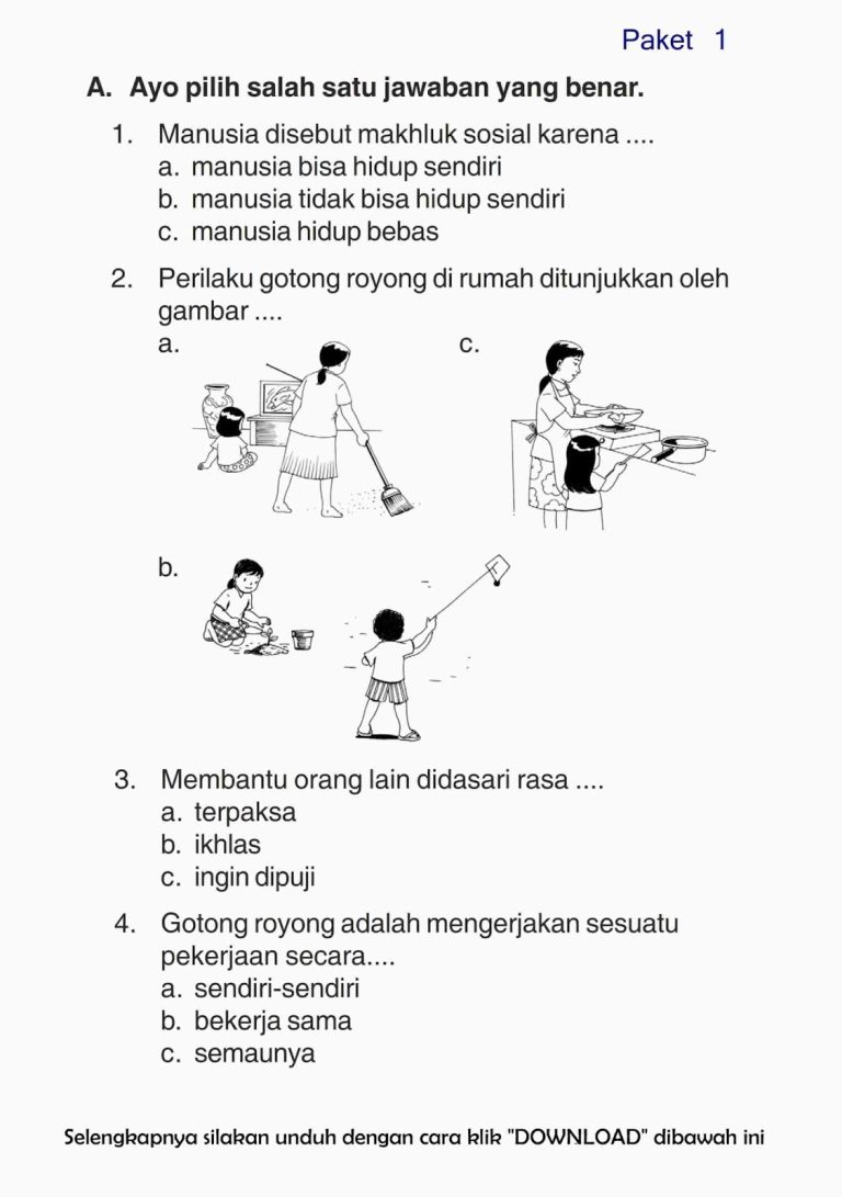 3 Fakta Mengejutkan Soal PKN Kelas 2 SD Semester 1 dan Kunci Jawaban 2026 yang Wajib Tahu 3 Fakta Mengejutkan Soal PKN Kelas 2 SD Semester 1 dan Kunci Jawaban 2026 yang Wajib Tahu