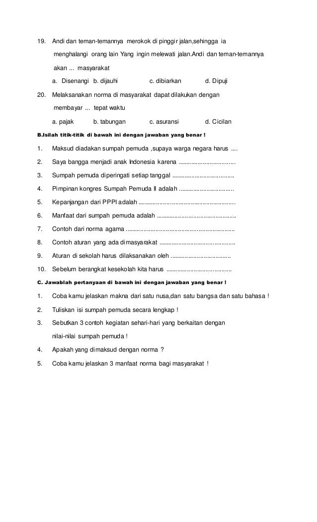 3 Soal Essay PKN Kelas 2 SD Semester 1 Ternyata Sering Muncul, Wajib Tahu! 3 Soal Essay PKN Kelas 2 SD Semester 1 Ternyata Sering Muncul, Wajib Tahu!