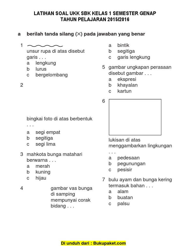 3 Fakta Soal SBK Kelas 8 Semester 2 yang Wajib Kamu Cetak Sekarang 3 Fakta Soal SBK Kelas 8 Semester 2 yang Wajib Kamu Cetak Sekarang