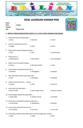Simak 5 Contoh Kartu Soal PKN Kelas 8 Sem 2 yang Wajib Tahu Sebelum Ujian Simak 5 Contoh Kartu Soal PKN Kelas 8 Sem 2 yang Wajib Tahu Sebelum Ujian