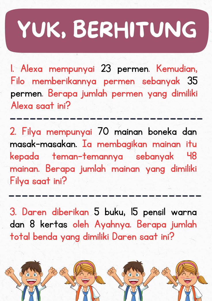 7 Contoh Kalimat Matematika Kelas 2 SD Soal Cerita yang Sering Bikin Siswa Keliru, Ternyata Ini Trik Jitunya