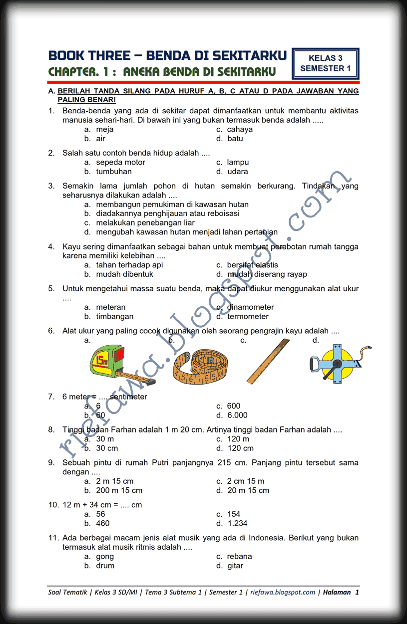 7 Tips Terbukti Meningkatkan Pemahaman Latihan Soal Tematik Kelas 3 Semester 1 Tema 3 7 Tips Terbukti Meningkatkan Pemahaman Latihan Soal Tematik Kelas 3 Semester 1 Tema 3