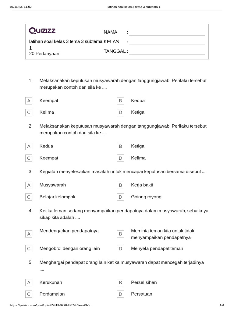 Terbukti 7 Tips Menguasai latihan soal tematik kelas 3 tema 3 subtema 1 Sebelum Ujian