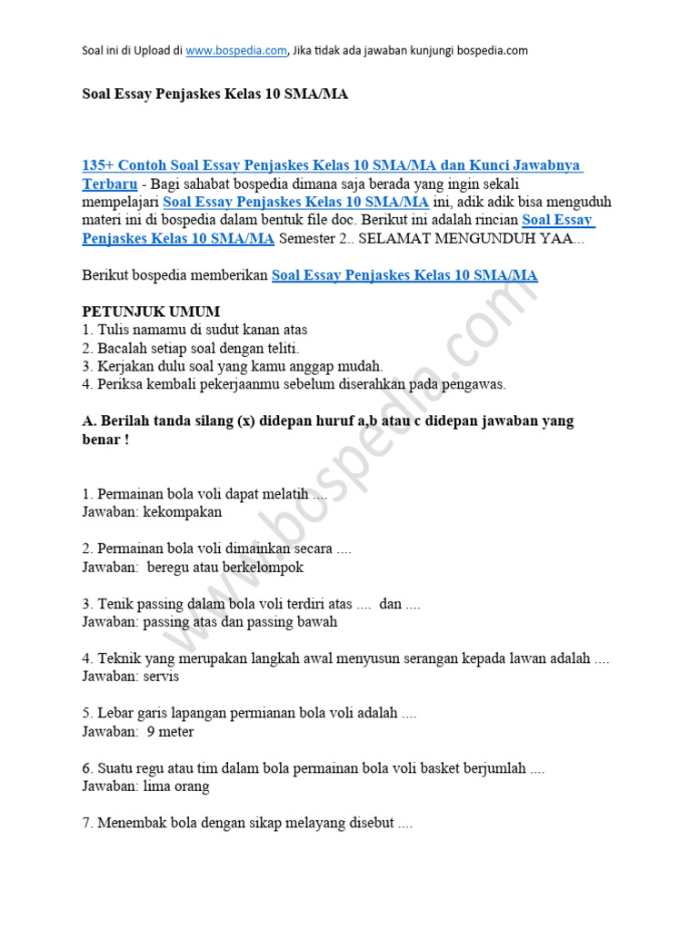 7 Contoh Soal Essay Simdig Kelas 10 Semester 2 yang Wajib Kamu Kuasai Sebelum Ujian 7 Contoh Soal Essay Simdig Kelas 10 Semester 2 yang Wajib Kamu Kuasai Sebelum Ujian