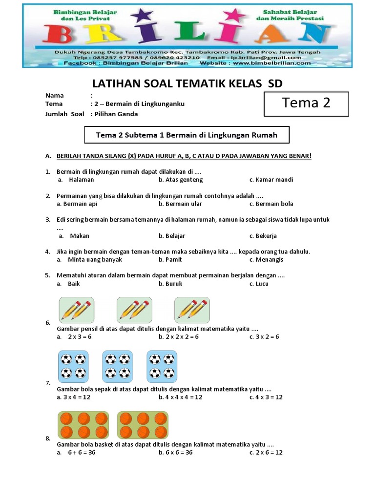 Terungkap! 5 Contoh Soal Tema Perkotaan Kelas 2 Bikin Anak Suka Jelajah Hijau di Losari Terungkap! 5 Contoh Soal Tema Perkotaan Kelas 2 Bikin Anak Suka Jelajah Hijau di Losari