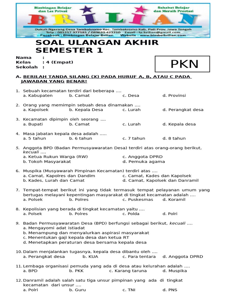 Rahasia Jawab Cepat Soal PKN Kelas 4 Tema 1 KD 3.4 Agar Nilai Ujian Sempurna Rahasia Jawab Cepat Soal PKN Kelas 4 Tema 1 KD 3.4 Agar Nilai Ujian Sempurna