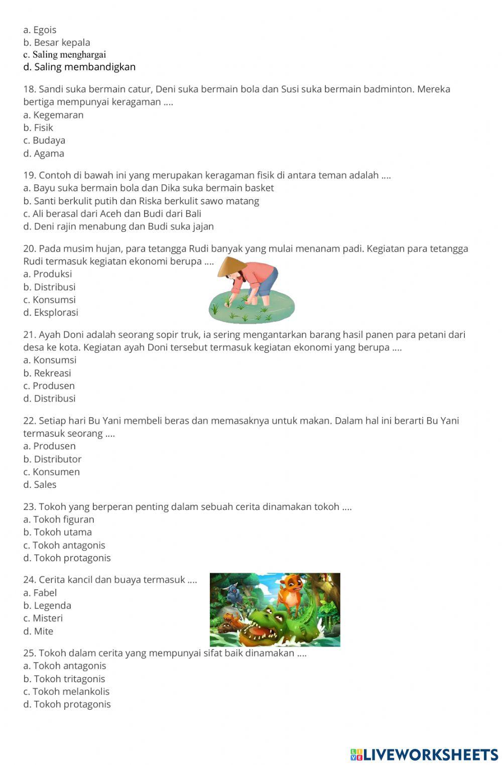 Wajib Tahu Kunci Jawaban Soal PKN Kelas 4 Tematik Tema 8 Agar Nilai Sempurna
