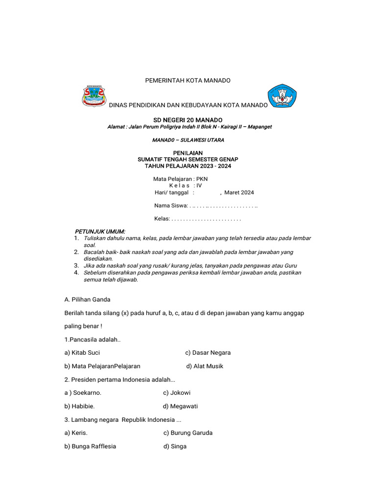 Wajib Tahu Rahasia Menjawab Soal PKN Kelas 4 Semester Genap dengan Mudah